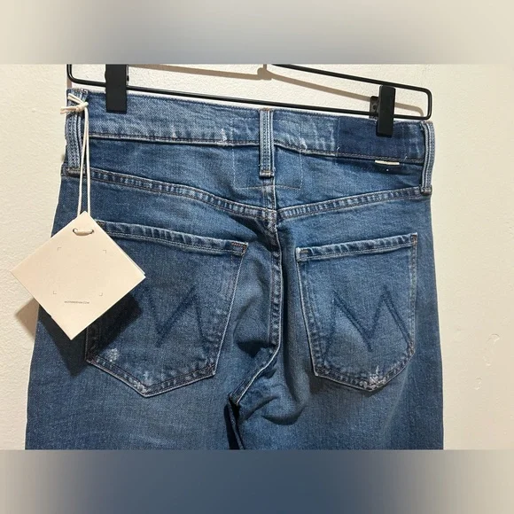 NWT Mother Superior The Hiker Skimp Jeans in Dream Team Wash - Women’s Size 24 - Picture 7 of 12